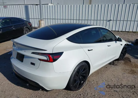 2025 Tesla Model 3 Performance from USA, damaged, VIN 5YJ3E1ET4SF028427